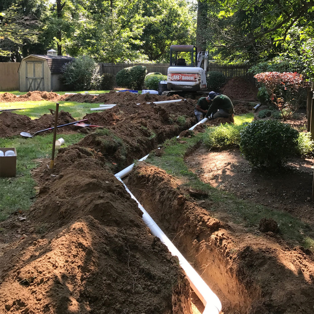 Drainage solution in Pennington NJ